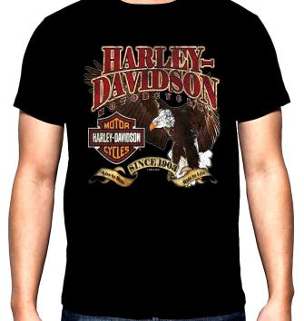 Harley Davidson, eagle fly, men's  t-shirt, 100% cotton, S to 5XL
